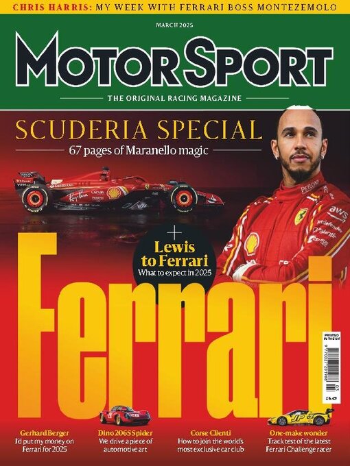 Title details for Motor Sport Magazine by Motorsport Magazine Limited - Available